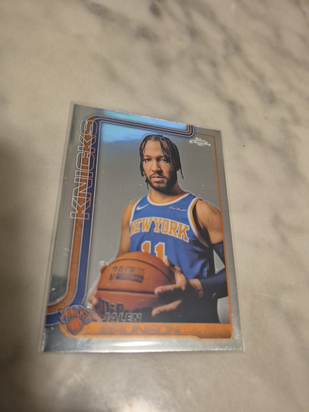 2025-26 Topps Chrome Basketball Jalen Brunson SSP Image Variation