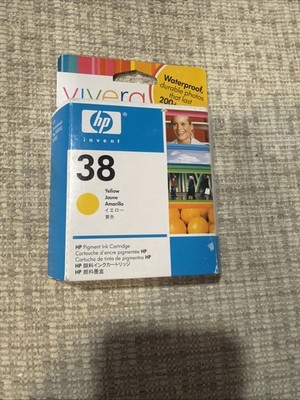 HP 38 Tinte C9417A yellow gelb  für Photosmart Pro B8850 B9180  12. 2016  OVP B