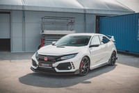 Frontlippe V.2 Passend FüR Honda Civic Type-R Mk10 / Mk10 Fl Roter Kern