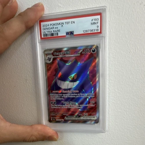 Pokémon Gengar ex SV05 Temporal Forces Ultra Rare Holo PSA 9 193/162 EX