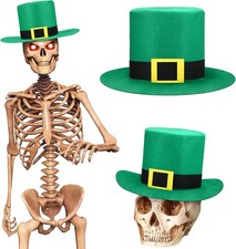 Geyoga 12 Ft Skeleton Accessories St Patrick's Day 12 Foot Black 