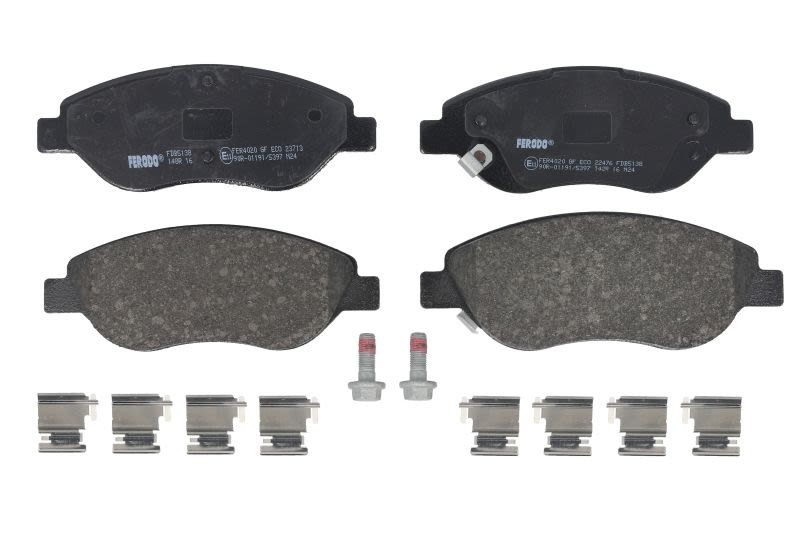 Kit plaquettes de frein à disque FERODO Fiat TIPO Break 1.4 essence 2016 à 2021