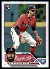 Braden Shewmake 2023 Topps Update #US206 Braves Insert ? SEE SCAN! FREE SHIPPING