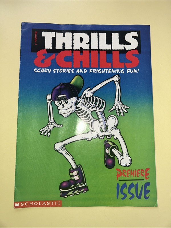 Thrills & Chills Magazine 1 1994 RL Stine Interview Scholastic Ellen Emerson  x