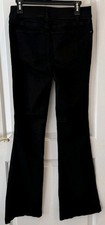 SPANX SPANXshape EveryWear Black Flare Jeans Size Medium Pull On Preppy City
