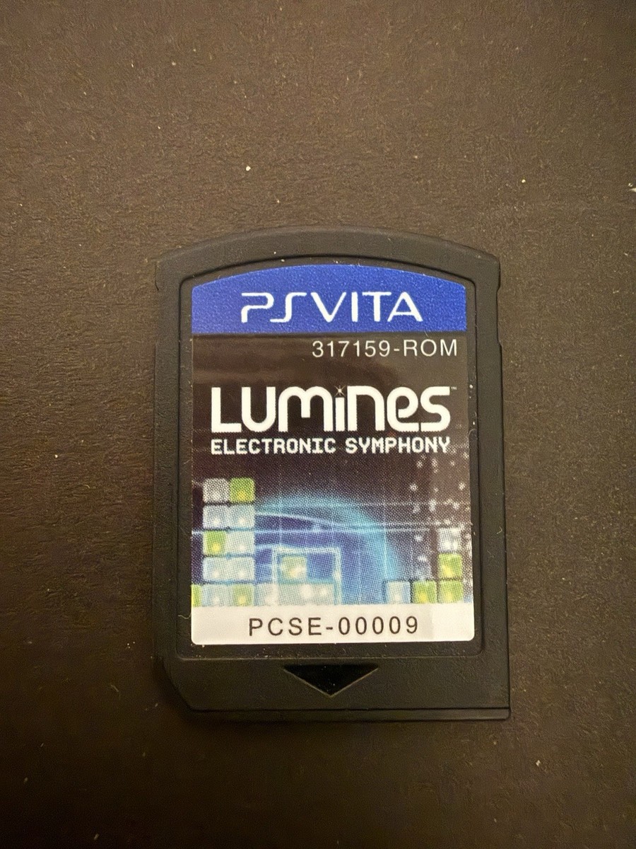 Lumines Electronic Symphony PS Vita, Complet PAL FR, Sony, Bon état