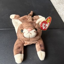 Ty Beanie Babies Pounce Retired Original 1997 Cat Plush Ages 3 3-4 8-11