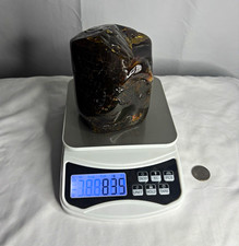 835g Huge Polished Amber Freeform Display Specimen UV Reactive