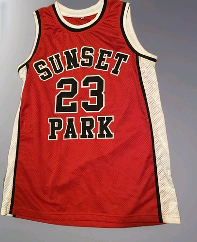 Sunset Park Movie Basketball Jersey #23 Busy-Bee Red Stitched Throwback 1996