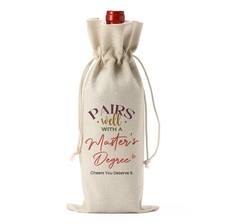 Graduation Gifts for Her Him, Masters Degree Graduation Gifts Wine Bag, Gradu...