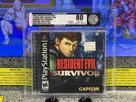 2000 PlayStation Resident Evil Survivor VGA 80 Sealed Y-Folds Capcom