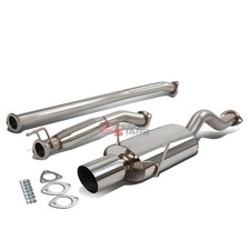 4 Od Muffler Tip Exhaust Catback Replaces For 02-06 Acura Rsx Dc5 Type-s K20a2