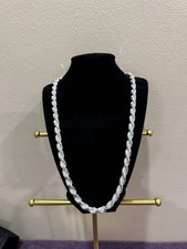 Real Solid 925 Sterling Silver 7mm Thick Men's Rope Chain Necklace 107.5 G, 24  