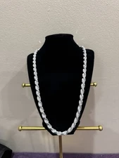 Real Solid 925 Sterling Silver 7mm Thick Men's Rope Chain Necklace 107.5 G, 24”