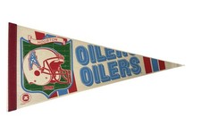 1980's - 1990's Houston Oliers Pennant WinCraft NFL Central Division - 30"