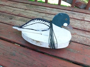 Vintage Folk Art Duck Decoy