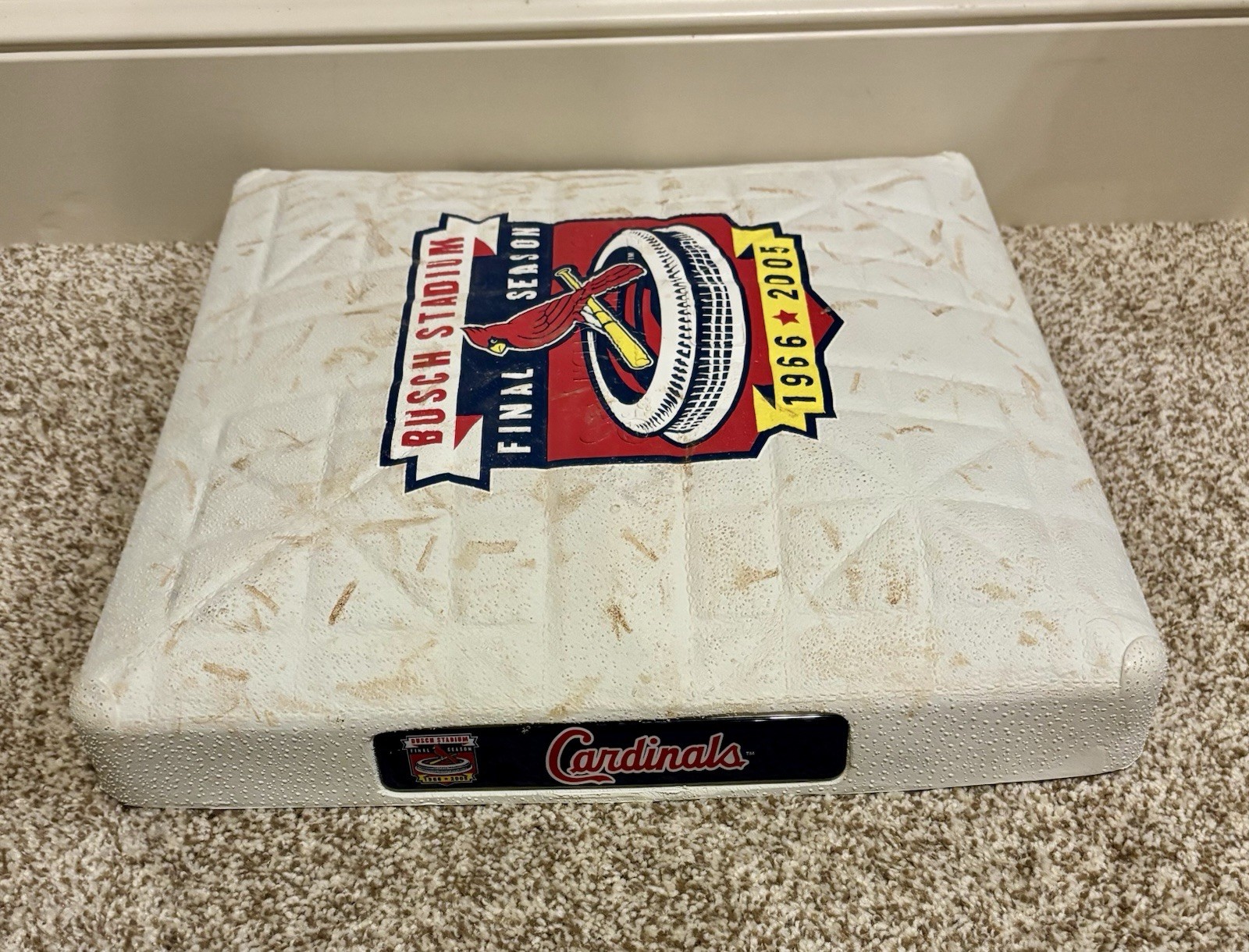 St Louis Cardinals Busch Stadium FINAL SEASON Base 06/24/05 MLB AUTHENTICATED