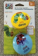 Eric Carle Set Of 2 Castanets~Percussion Music & Coordination Age 2+ NEW