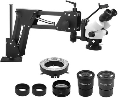 Binocular Stereo Microscope,7X-45X Magnification 7X-90X Continuous Zoom, Multi-D