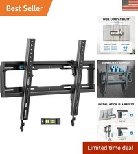 Ultra Low Profile Tilt TV Wall Mount for 23-55" TVs Up to 99lbs - Anti-Glare