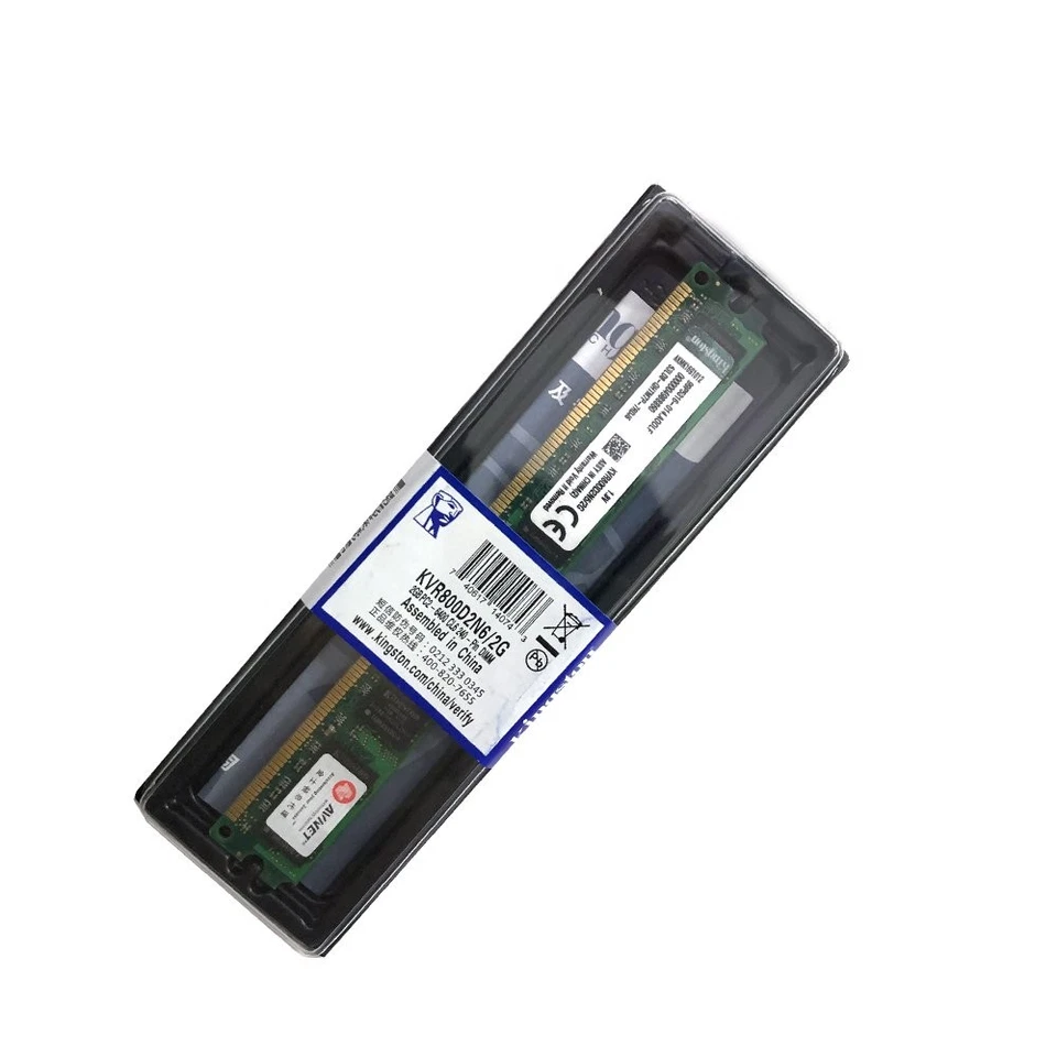 Kingston 4GB 2x 2GB DDR2 800MHz PC2-6400U 240Pin DIMM Desktop Memoria SDRAM SP - Imagen 2 de 4