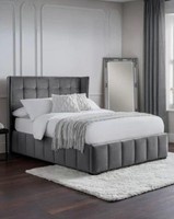 Julian Bowen Gatsby Double Bed with Velvet Finish