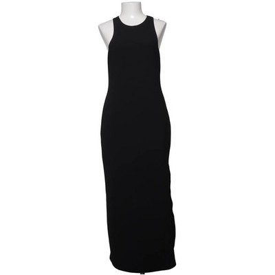 H&M, Maxikleid, Größe: L, Schwarz, Elasthan/Polyester, Einfarbig, Damen #igO