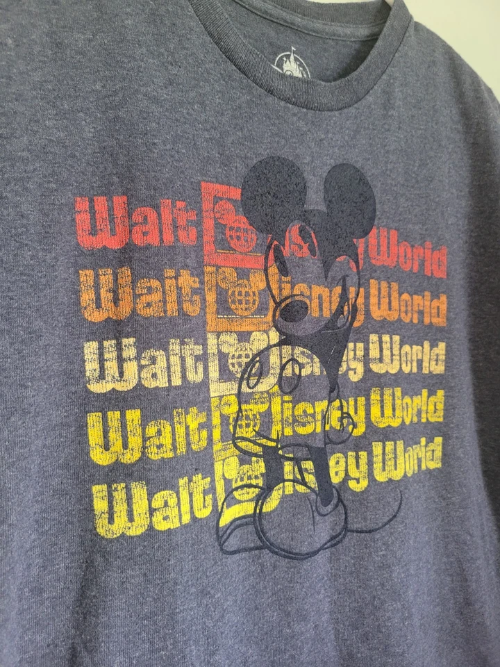 Disney Youth Boy's Blue Walt Disney World T-Shirt Sz Large / Unisex / Kids 10-12 - Image 4 of 4