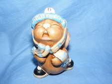 Pendelfin Barney Bundle Blue Burnley England Stoneware Rabbit Boxed