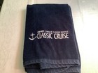 TCM Turner Classic Movies Cruise Dark Blue Beach Towel 30 X 64” Embroidered Logo — photo 1