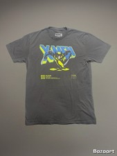 Marvel X-Men 90's Wolverine Charcoal Tee Marvel Heroes Villains