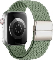 Armband Geflochten Kompatibel Mit Apple Watch Magnetisch Elastisch Sport Nylon