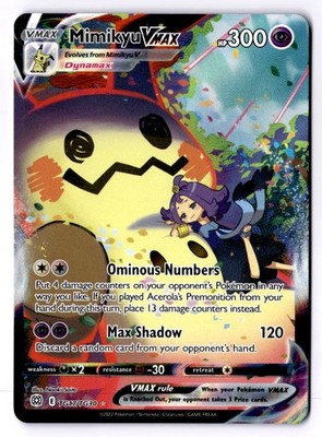 Mimikyu VMAX Ultra Rare SWSH09: Brilliant Stars Trainer Gallery