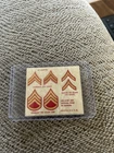 1964-1969 G I Joe Marine Rank Sticker Sheet.  Nice