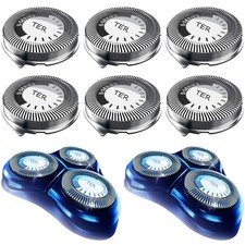 Replacement Shaver Heads Compatible with Philips Norelco HQ8 - 6-Pack Upgrade