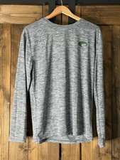 Costa DelMar Technical Hood Long Sleeve Fishing Shirt Men's Size Large Gray