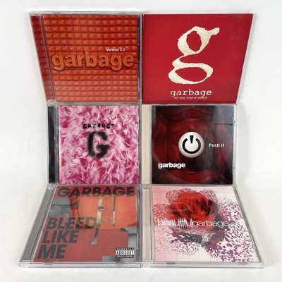 Garbage CD Lot! Self Titled/2.0/Beautiful Bleed Like Me Push It Not Your Kind