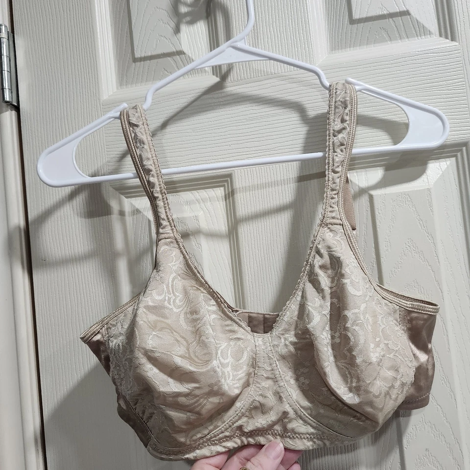 Playtex 18 Hour Bra Wirefree Ultimate Lift True Support 4745 Natural Soft Sz 40B - Image 4 of 4