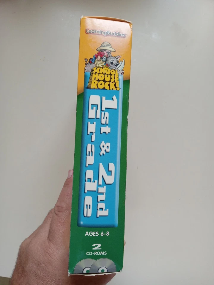 NEW! School House Rock! 1st & 2nd Grade Essentials Over 50 Activities PC MAC CD - Image 4 of 4