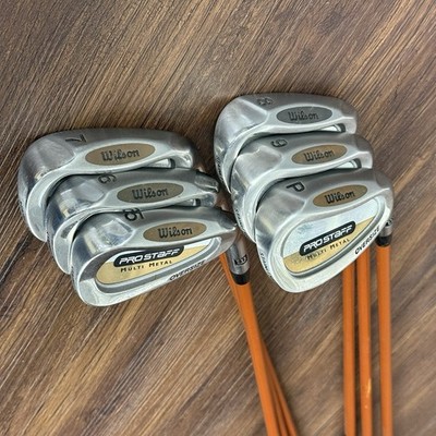 Wilson Pro Staff Multi Metal Oversize Irons 5-PW Graphite Men's  Flex RH
