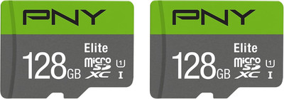 128GB Elite Class 10 U1 Microsdxc Flash Memory Card - 100Mb/S, Class 10, U1, Ful