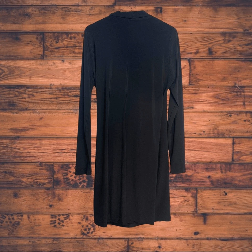 Vestido Norma Kamali negro manga larga XXL Foto 2 de 4