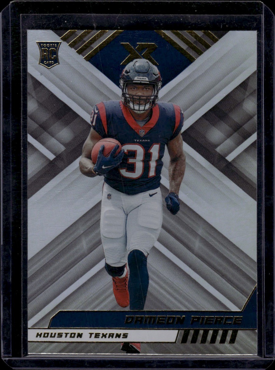 2022 Panini XR #140 Dameon Pierce Houston Texans Rookie
