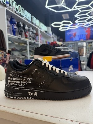 Nike Air Force 1 07 All Black Off white  on Campus  2019 (315122-001] 1/50  12.5