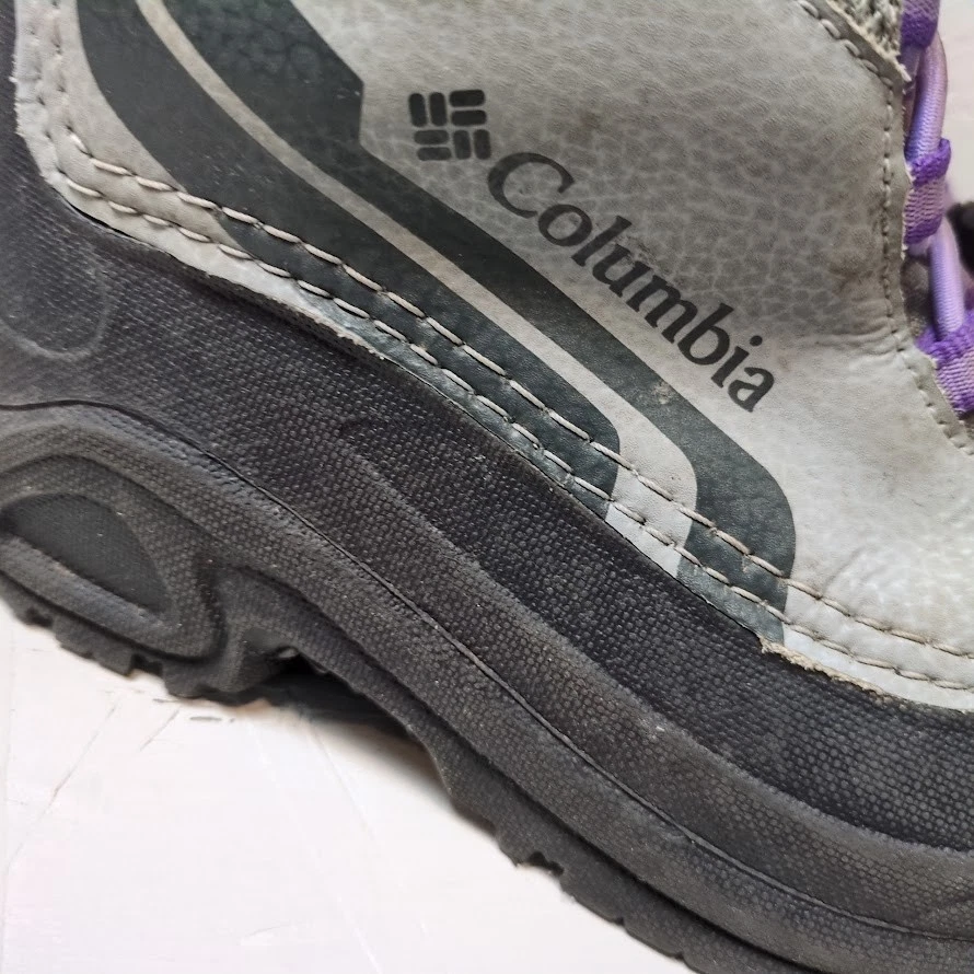 Columbia Youth 3 Waterproof Omni-Heat Snow Boot Girls Purple Gray Warm - Image 2 of 4