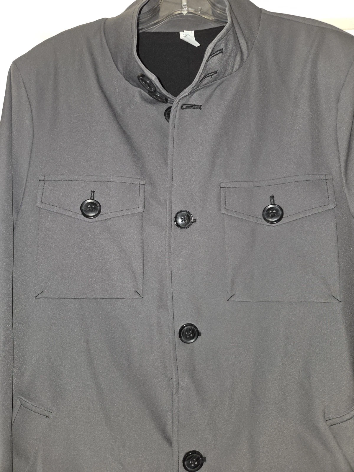 state and liberty mens large lightweight gray field jacket - product detail image 2