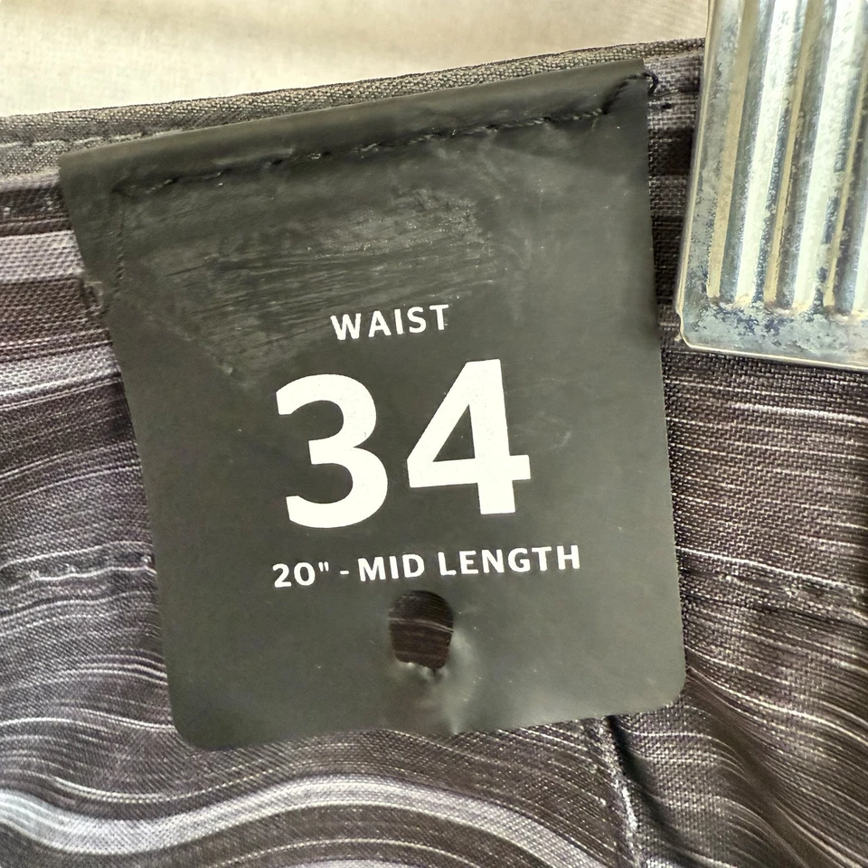 Rip Curl Boardwalk Shorts Mens 34 Stripe 20" Midlength Surfing Beach Coastal NWT - Image 3 of 4