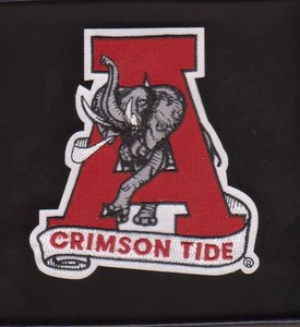 Details About Alabama Crimson Tide Team Logo Jersey Patch Ncaa Football Sec Patch