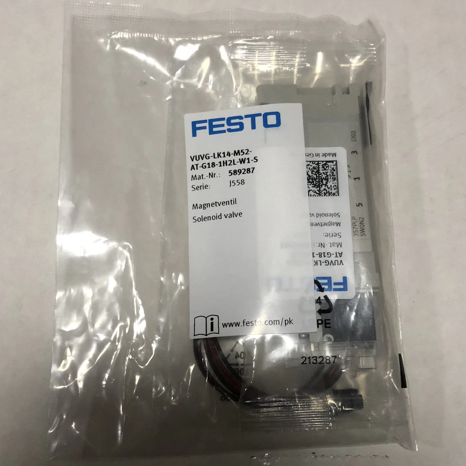 1pcs New Festo solenoid valve VUVG-LK14-M52-AT-G18-1H2L-W1-S Fast Ship - Image 4 of 4