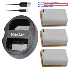 Kastar Battery Oval USB Charger for Canon LP-E6 LP-E6N  EOS 80D EOS 90D 5D3 5D4